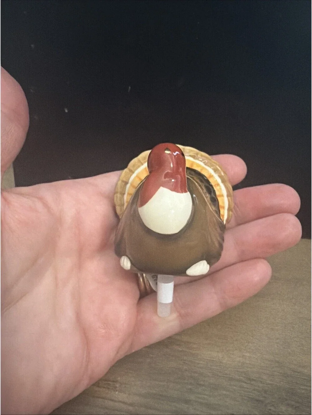 Nora Fleming Mini Thanksgiving Turkey Platter Charm Figurine